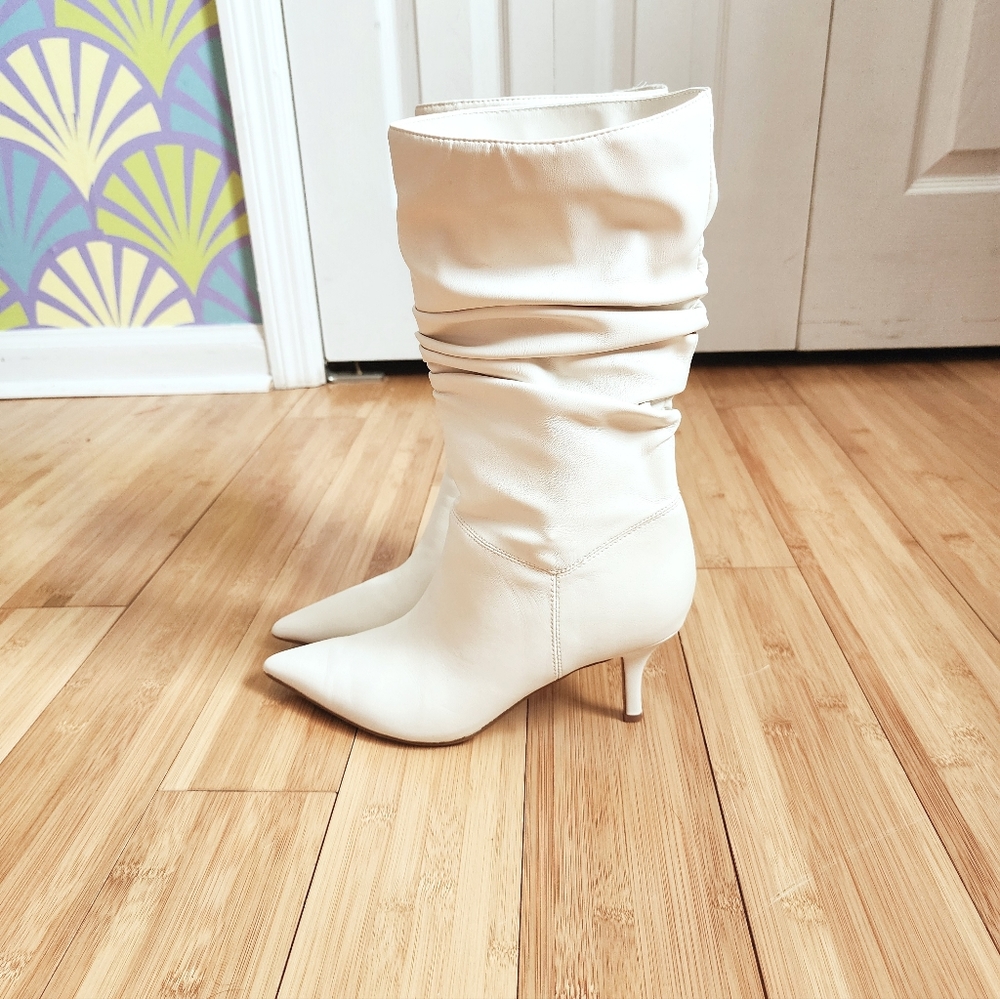 Marc Fisher Ivory slouchy boot, sz.7.5